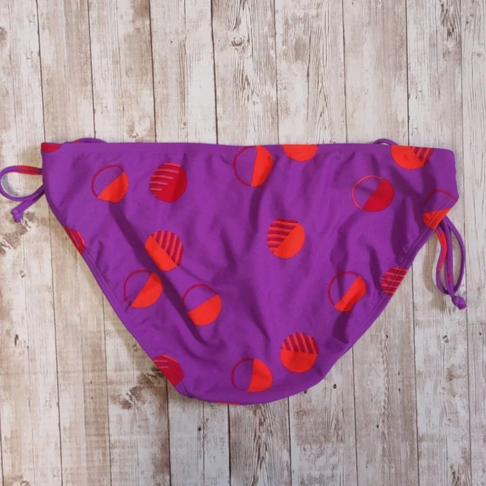 Old Navy Side Tie Swim Bikini Bottom XL Purple - Picture 4 of 7